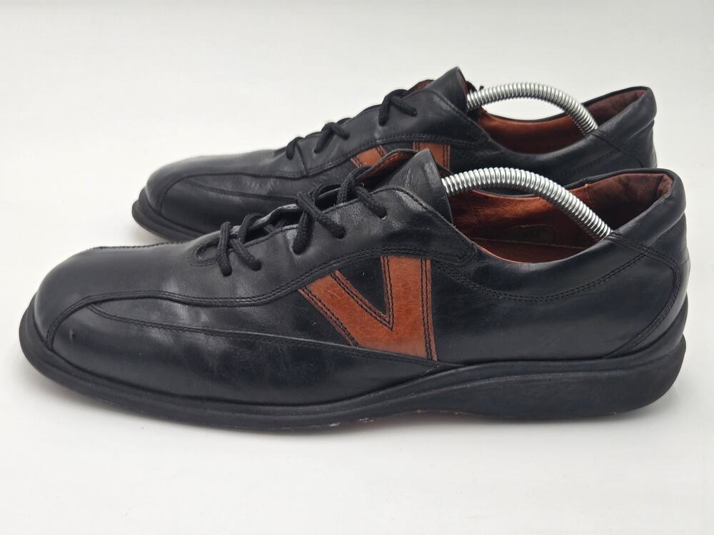 Johnston & Murphy Handcrafted Black Leather Oxford Dress Shoes Mens 11 M